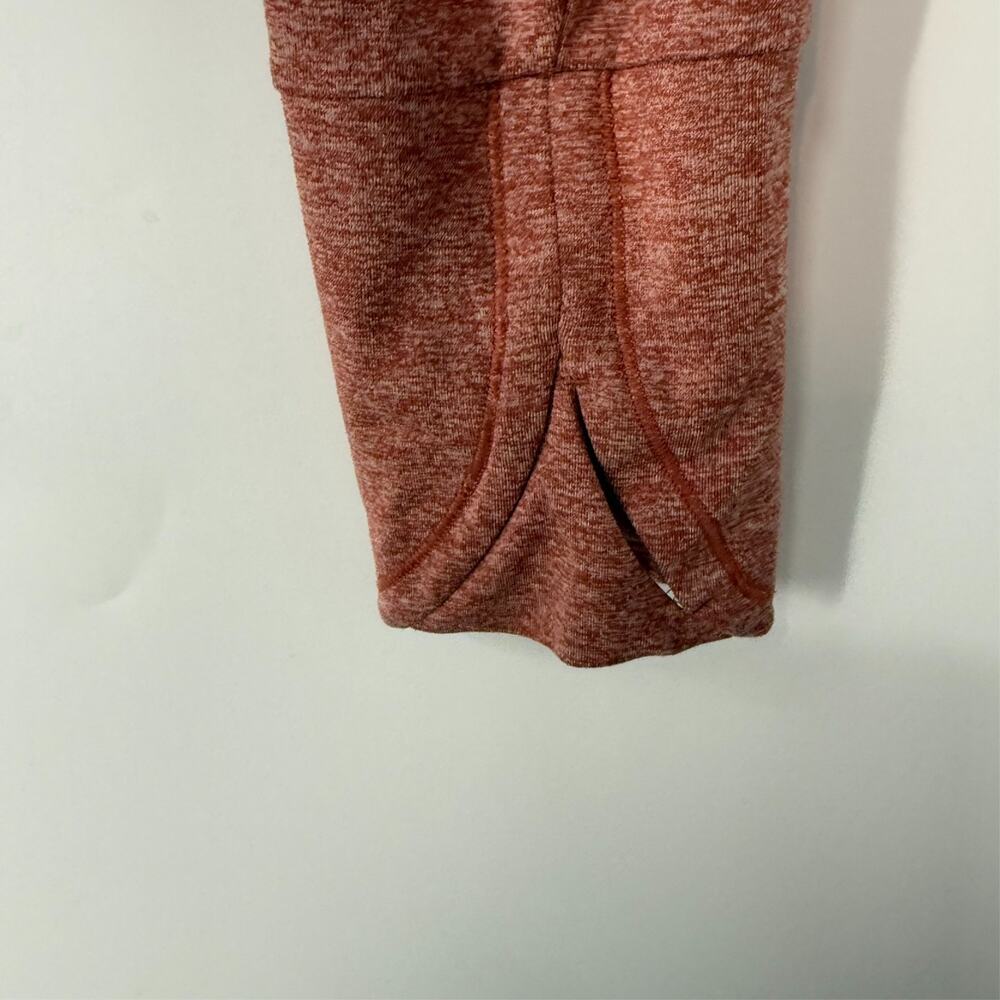 Athleta Uptempo Hoodie Sweatshirt Womens Large Cameo Orange Athleisure 382882 - Picture 10 of 13
